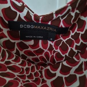 Dress Brown & Pink Small BCBGMaxAzria